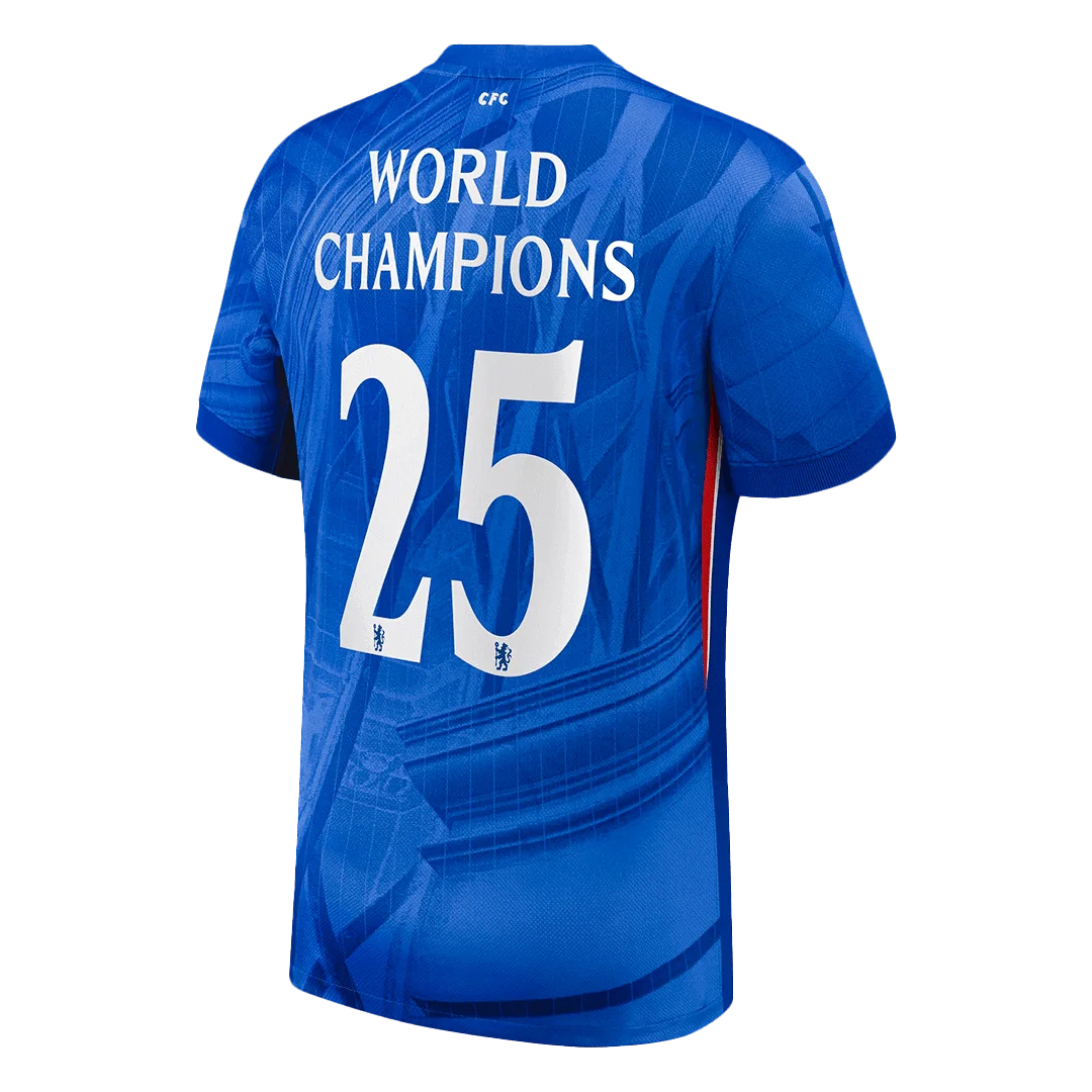 WORLD CHAMPIONS #25 Chelsea Home Soccer Jersey 2025/26