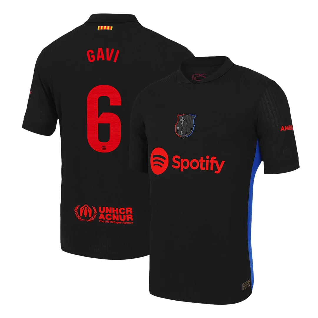 GAVI #6 Barcelona Away Player Version Jersey