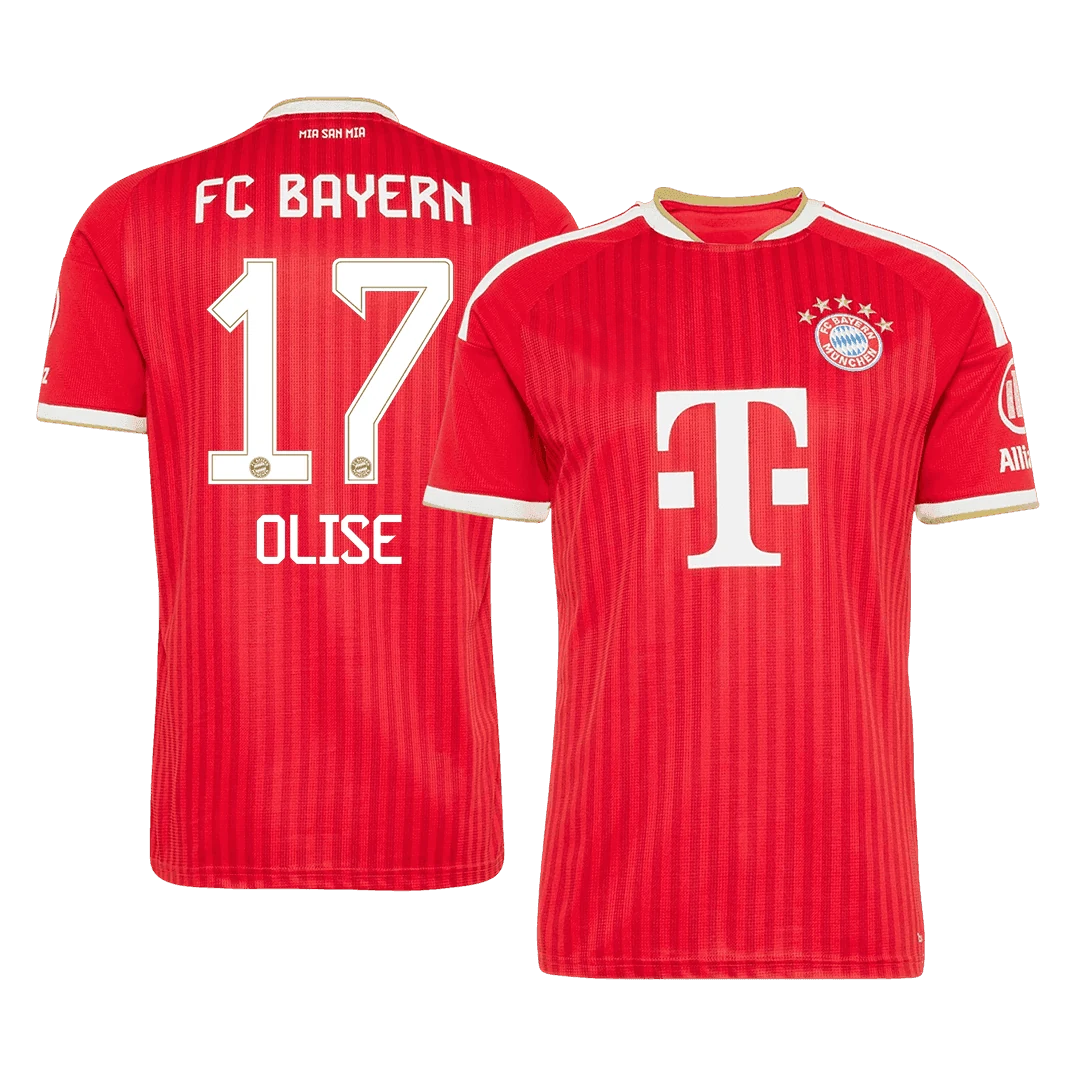 OLISE #17 Bayern Munich Home Soccer Jersey 2026/27