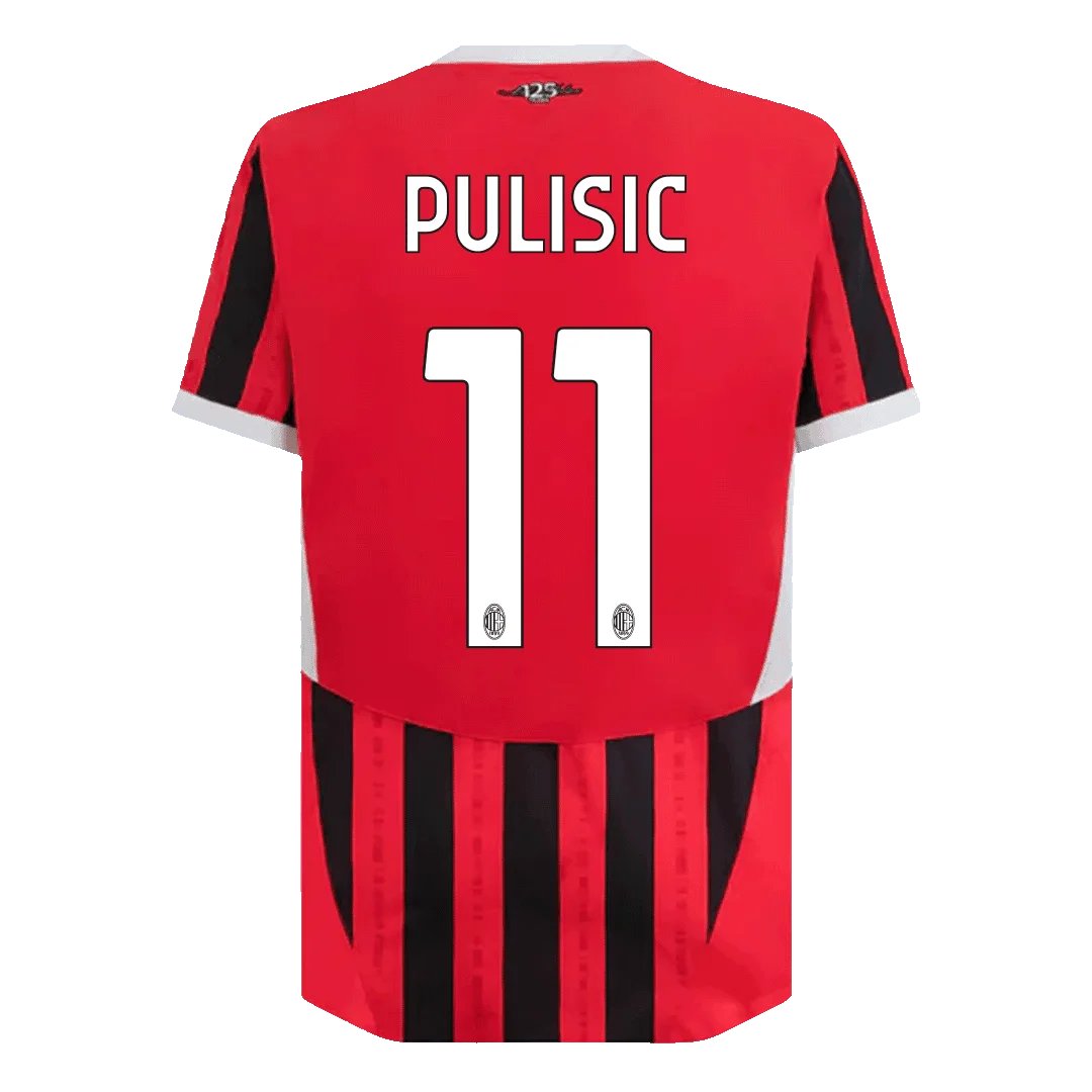 PULISIC #11 AC Milan Home Authentic Soccer Jersey