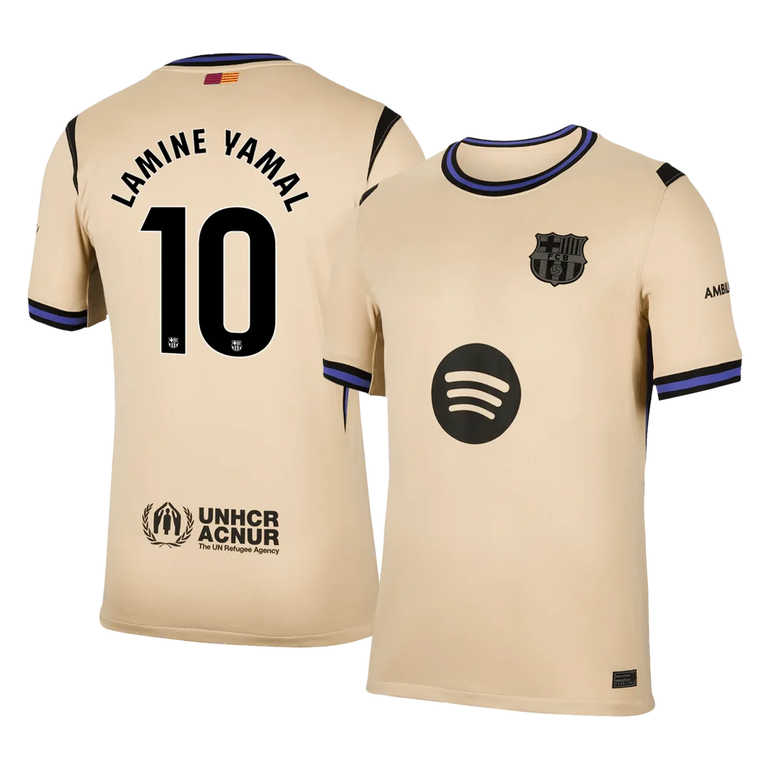 LAMINE YAMAL #10 Barcelona Away Soccer Jersey 2025/26