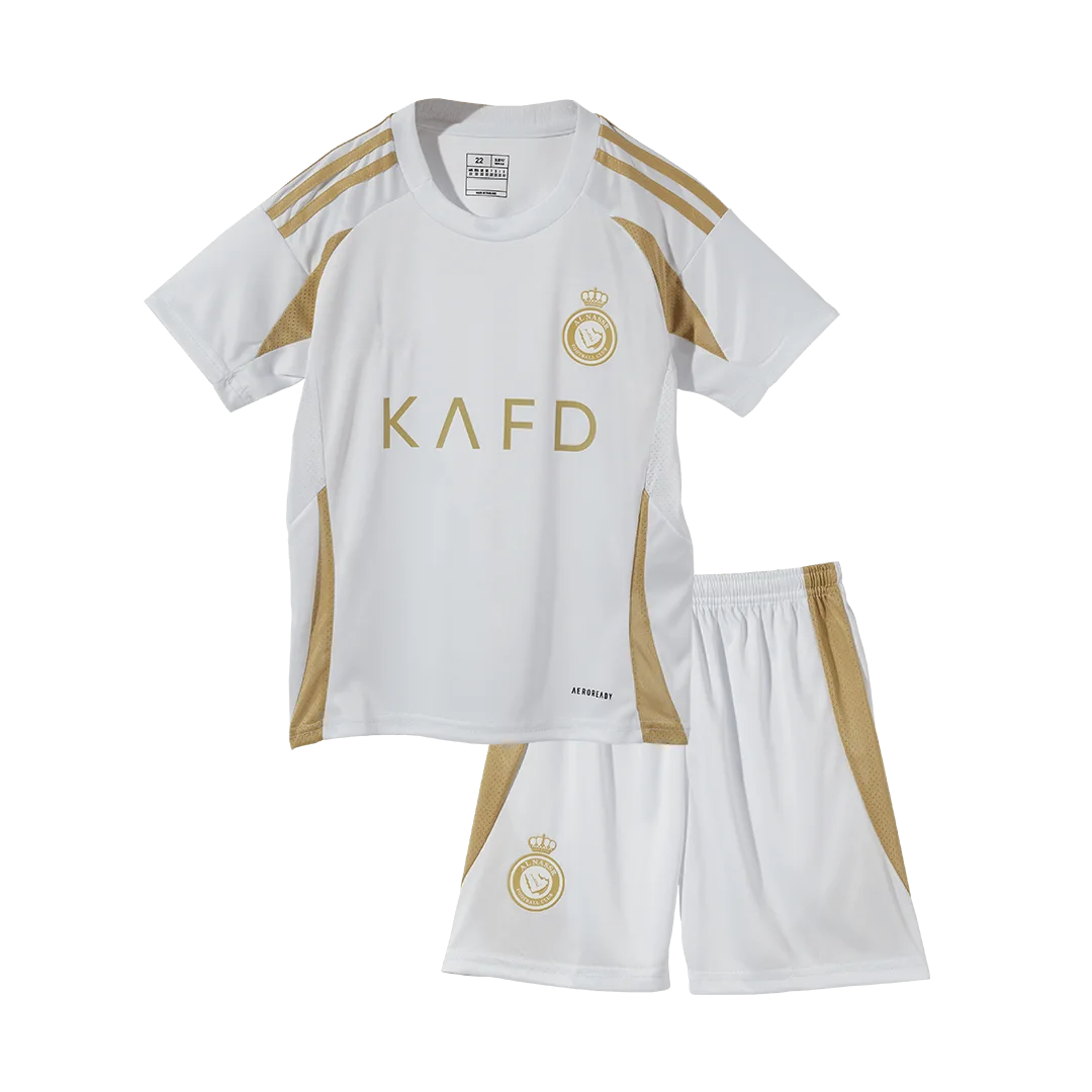 Al Nassr Third Away Kids Soccer Jerseys Kit
