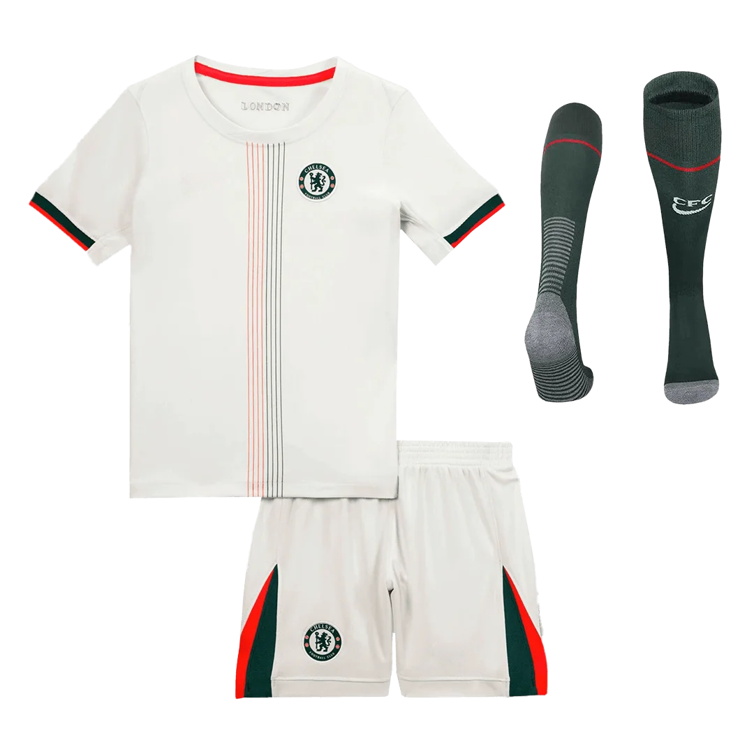 Chelsea Away Kids Soccer Jerseys Full Kit 2025/26
