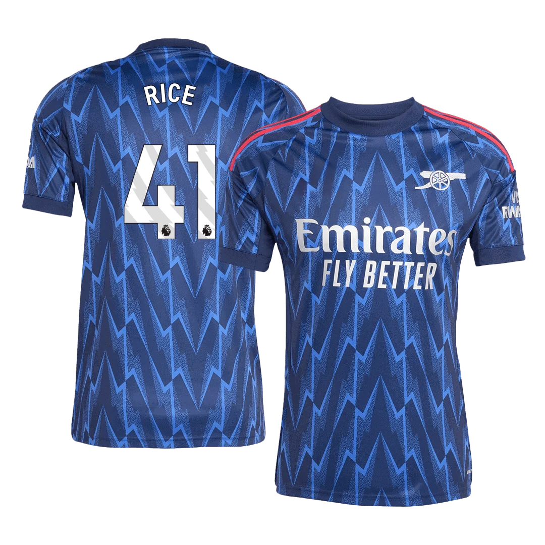 RICE #41 Arsenal Away Soccer Jersey 2025/26
