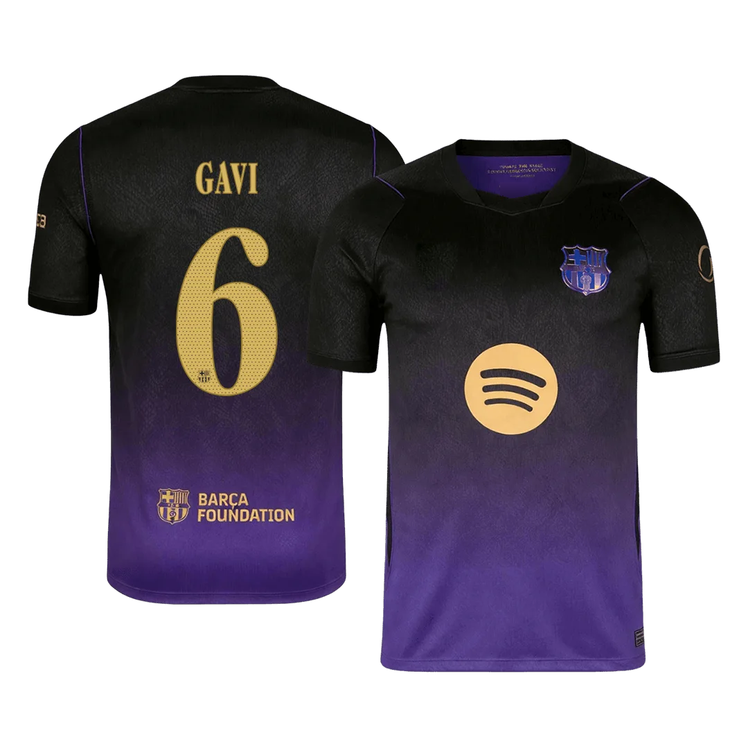 GAVI #6 Barcelona Away Soccer Jersey 2026/27 -UCL