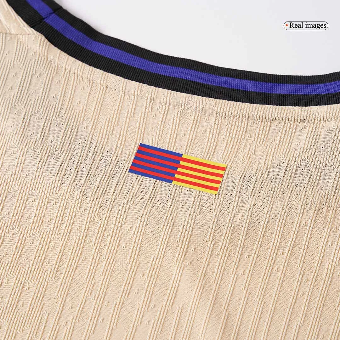 F.DE JONG #21 Barcelona Away Player Version Jersey 2025/26 – UCL