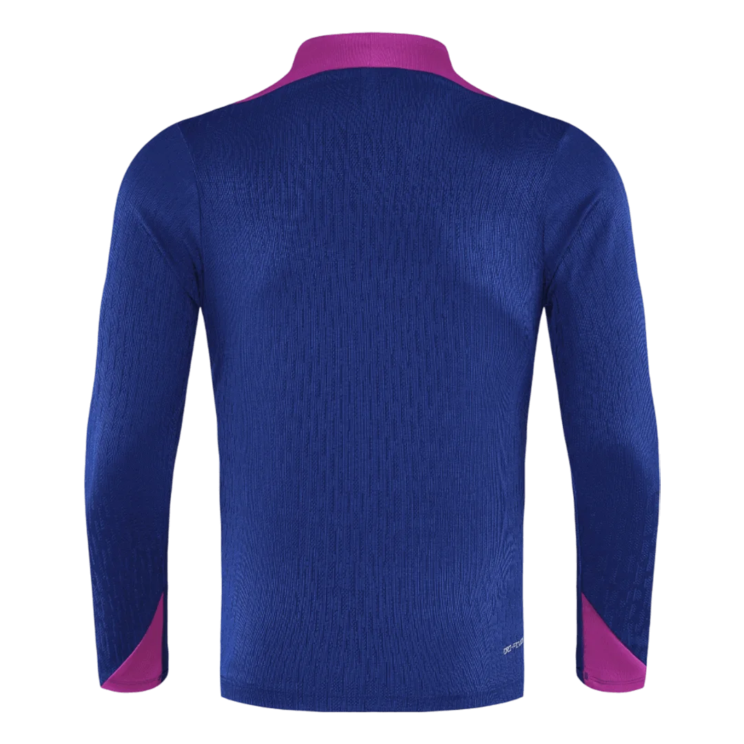 Barcelona 1/4 Zip Tracksuit 2025/26 Navy