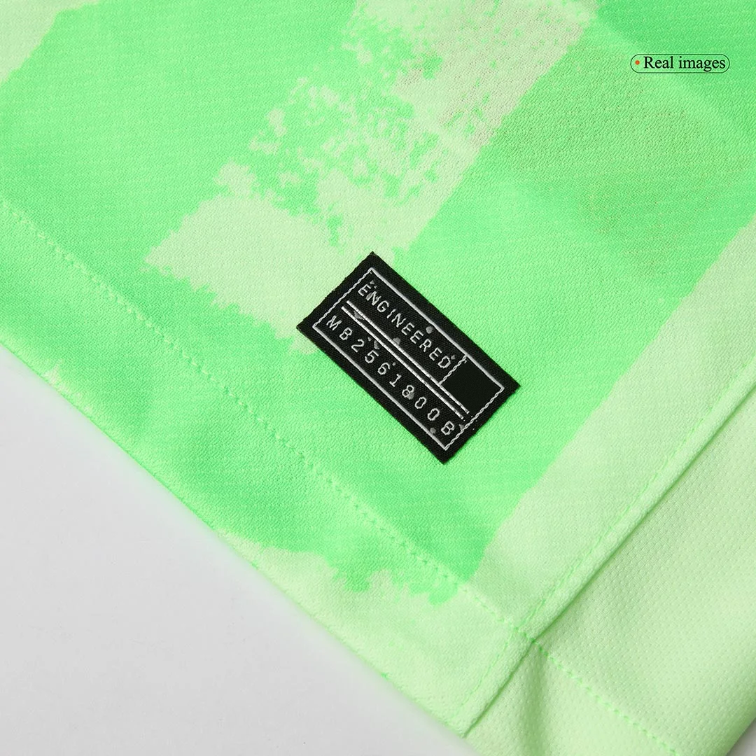 LEWANDOWSKI #9 Barcelona Third Away Soccer Jersey – UCL(Spotify Logo Without Text)