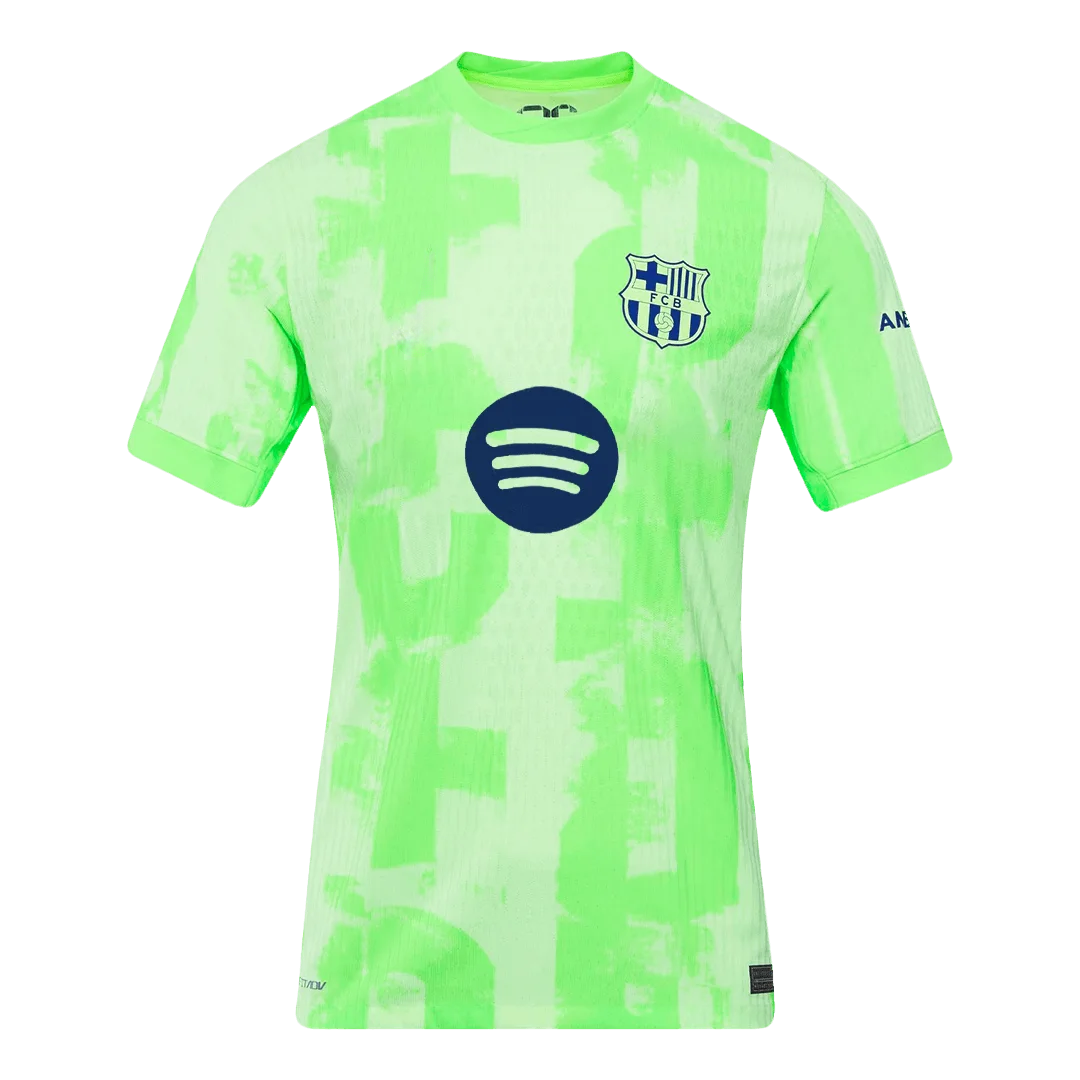 Barcelona Third Away Player Version Jersey - Spotify Logo Without Text