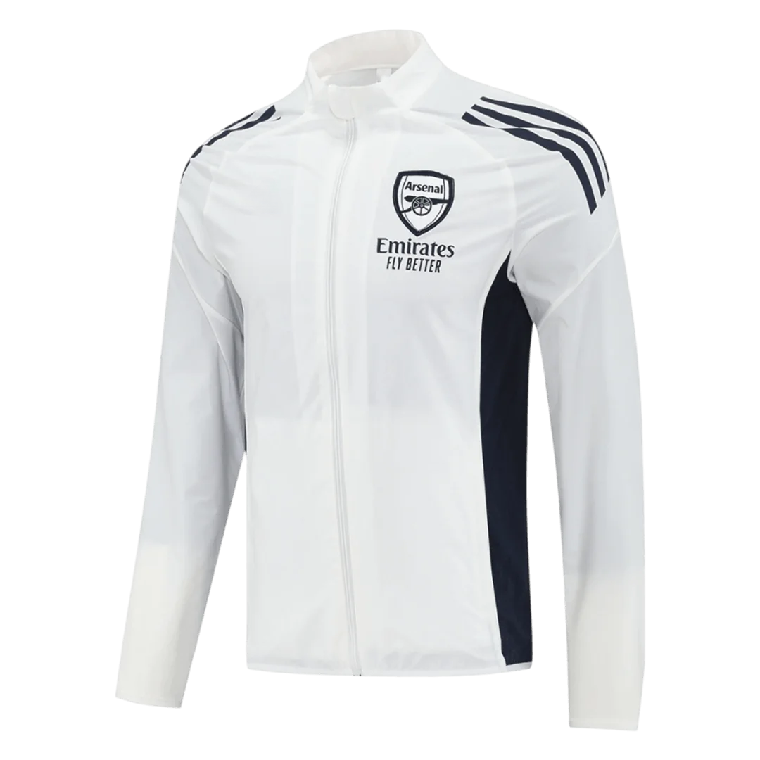 Arsenal Windbreaker Jacket 2025/26 – White