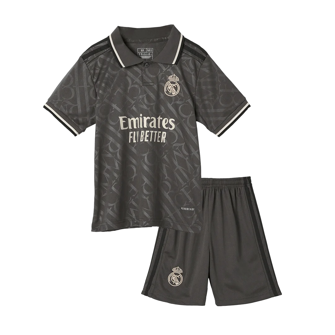 Real Madrid Third Away Kids Soccer Jerseys Kit