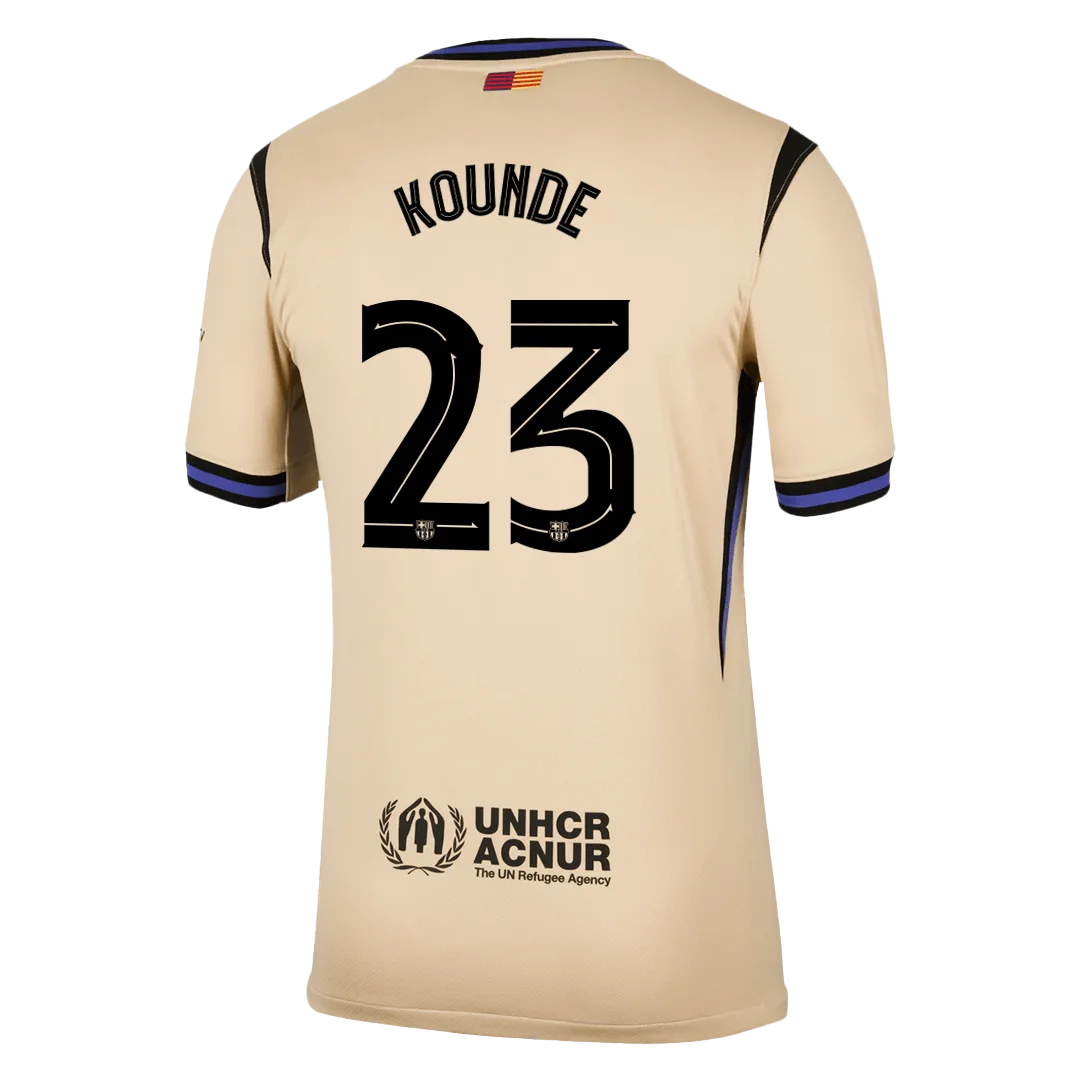 KOUNDE #23 Barcelona Away Soccer Jersey 2025/26 -UCL