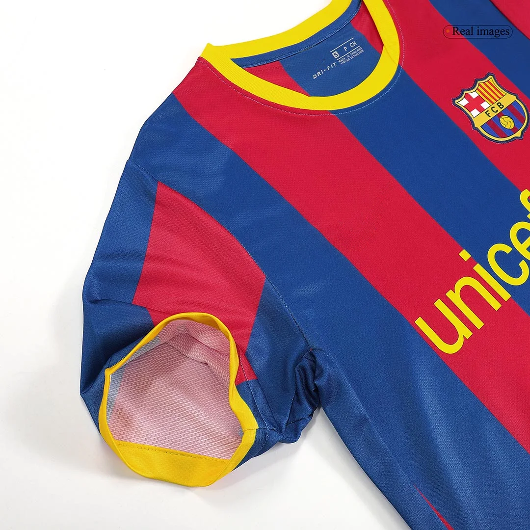 Retro Soccer Jersey DAVID VILLA #7 Barcelona Home 2010/11