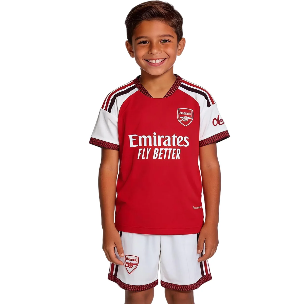 CHAMPIONS #26 Arsenal Home Kids Soccer Jerseys Kit 2026/27