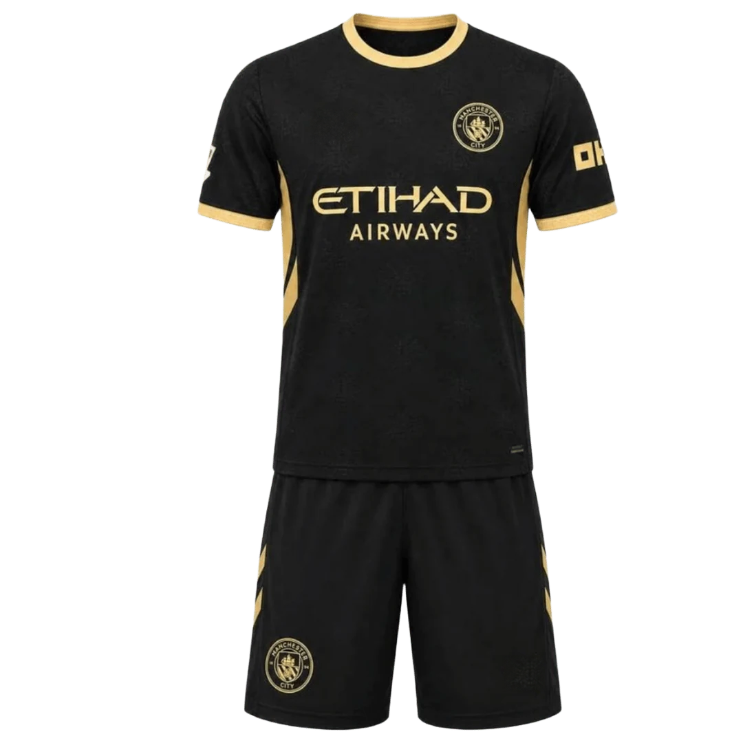 Manchester City Away Kids Soccer Jerseys Kit 2026/27