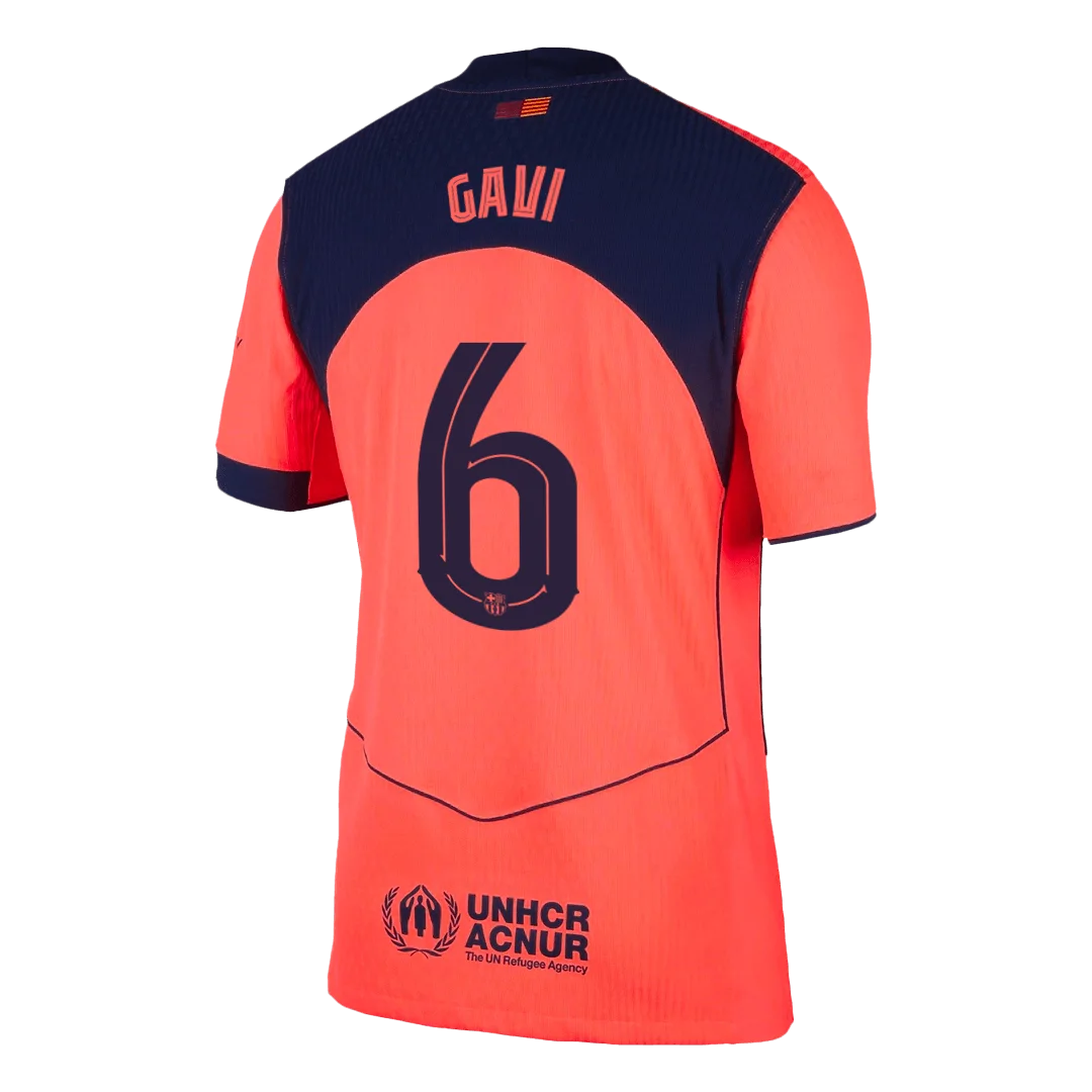 GAVI #6 Barcelona Third Away Player Version Jersey 2025/26 – UCL