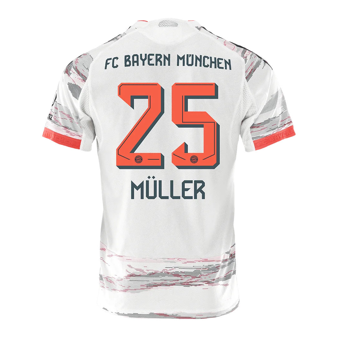 MÜLLER #25 Bayern Munich Away Player Version Jersey 2025/26