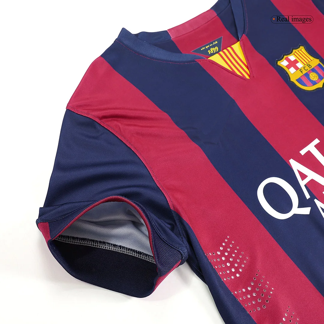 Retro Soccer Jersey NEYMAR JR #11 Barcelona Home 2014/15