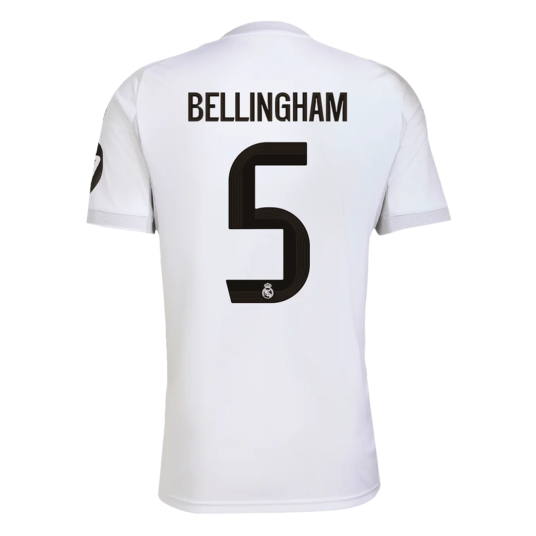 BELLINGHAM #5 Real Madrid Home Soccer Jersey 2025/26