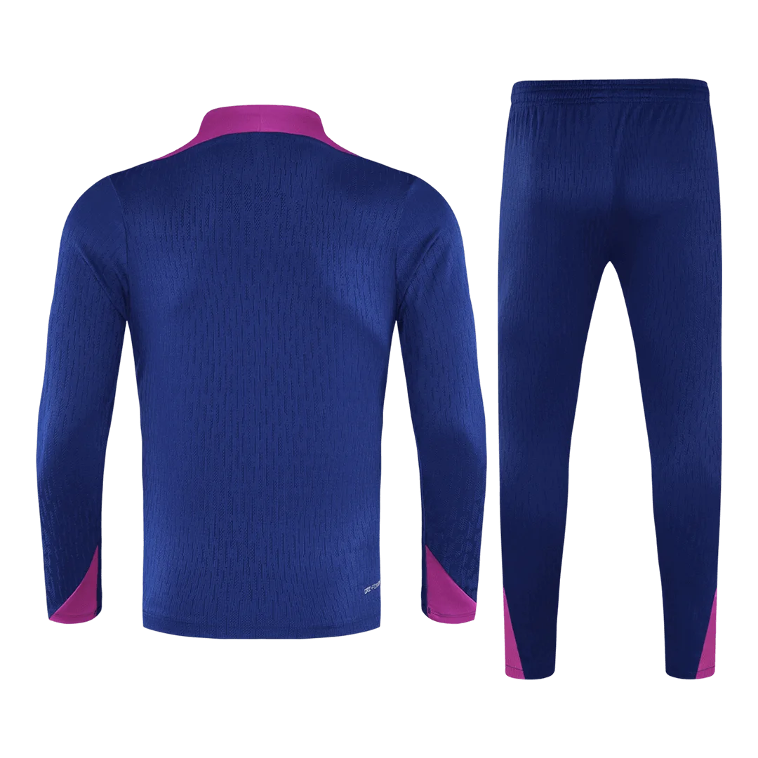 Barcelona 1/4 Zip Tracksuit 2025/26 Navy