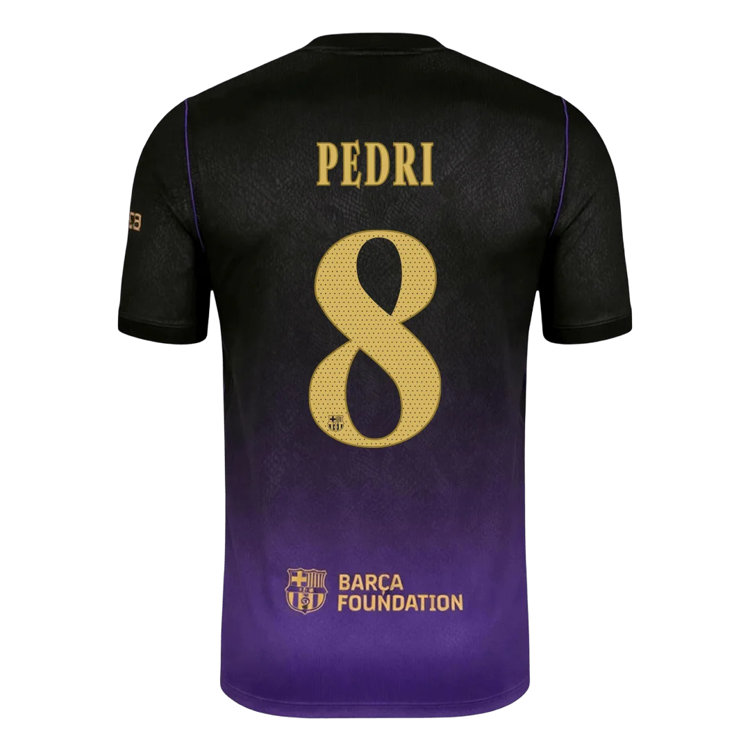 PEDRI #8 Barcelona Away Soccer Jersey 2026/27 -UCL