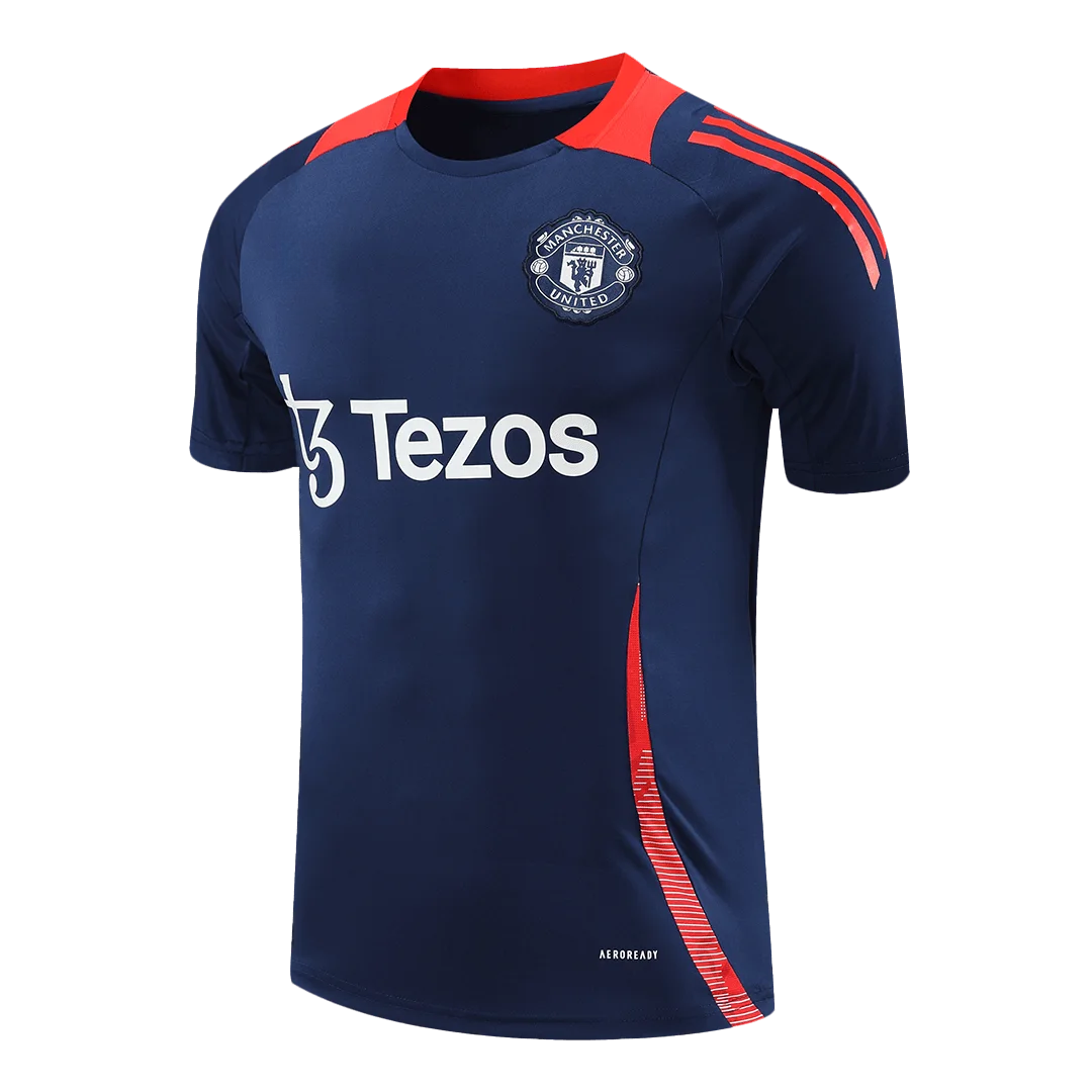 Manchester United Pre-Match Soccer Jersey Navy