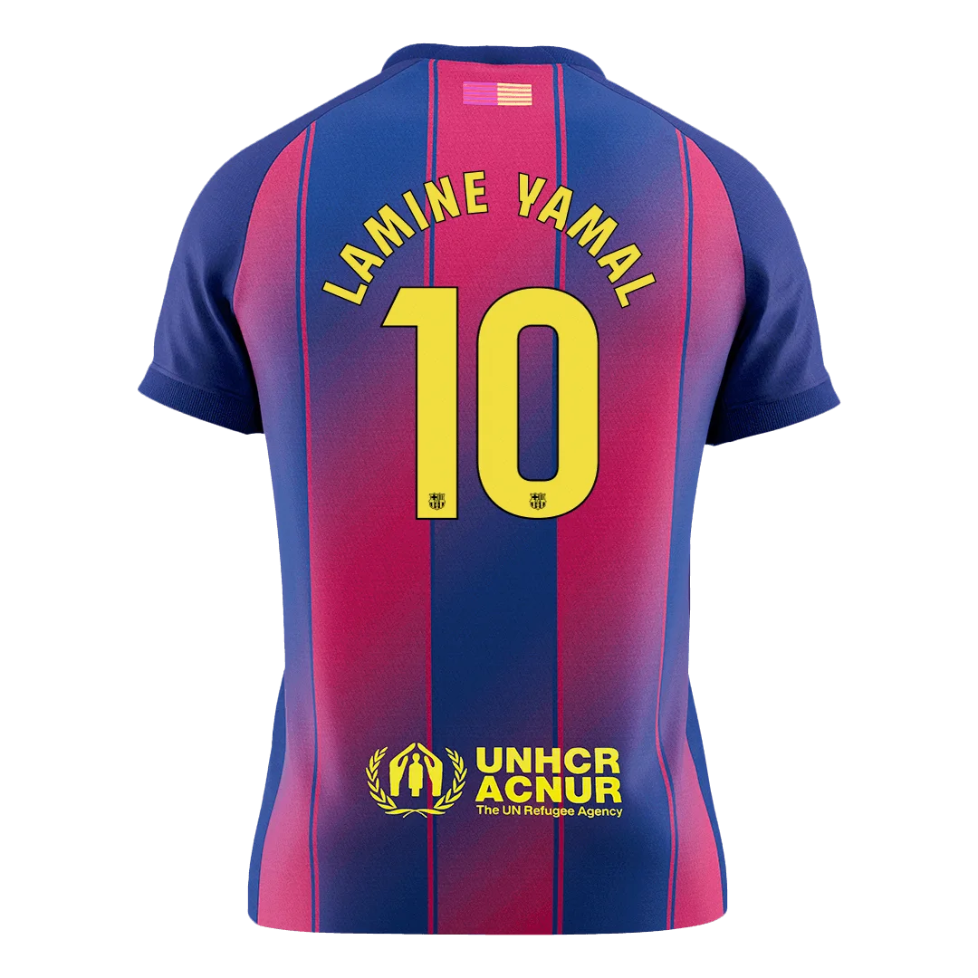 LAMINE YAMAL #10 Barcelona Home Soccer Jersey 2025/26
