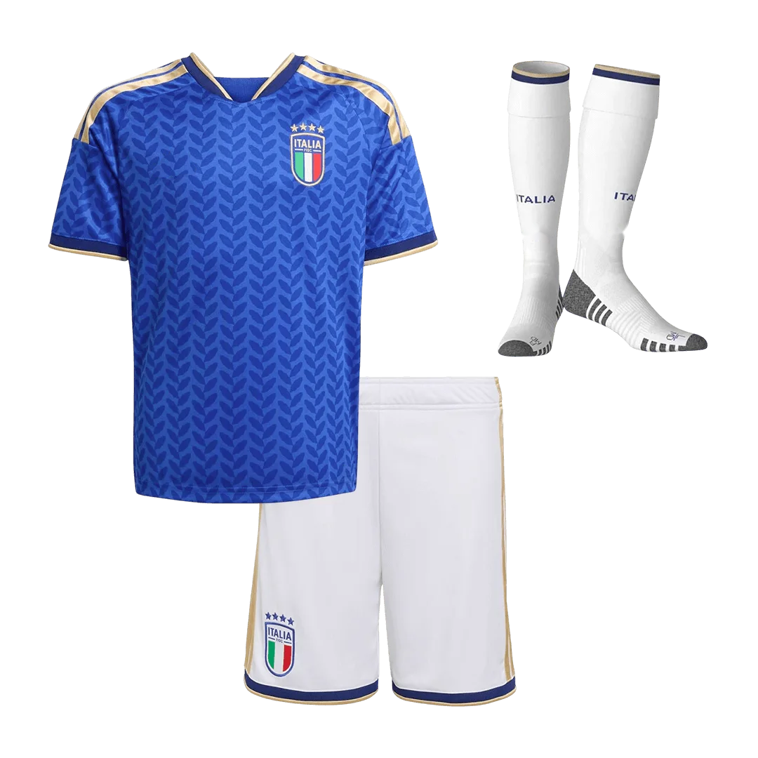 Italy Home Kids Soccer Jerseys Full Kit World Cup 2026