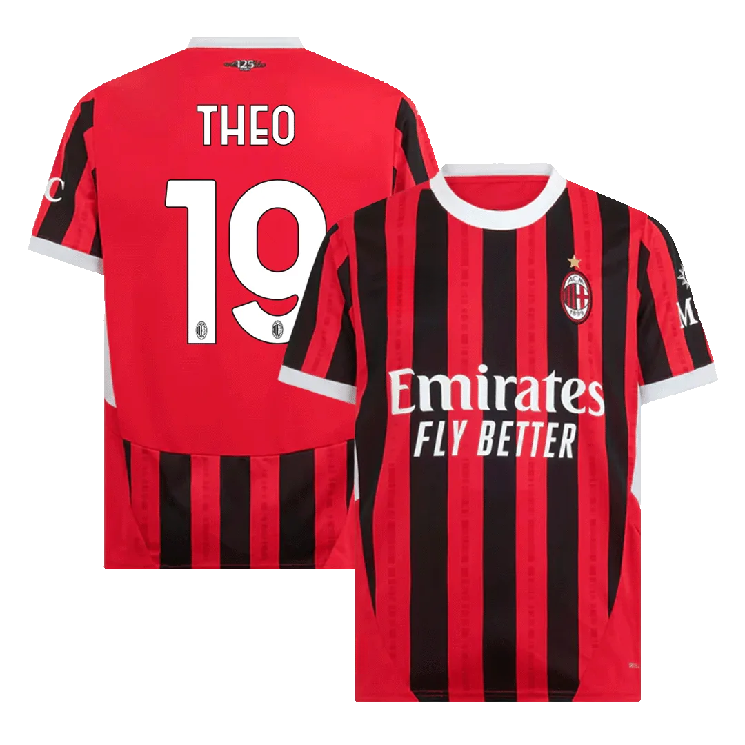 THEO #19 AC Milan Home Soccer Jersey