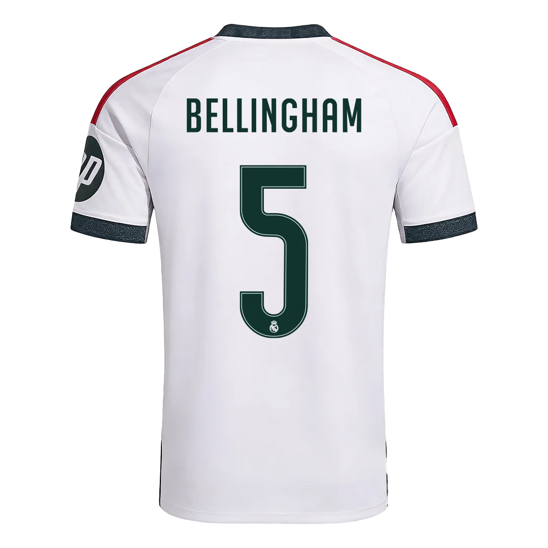 BELLINGHAM #5 Real Madrid Home Soccer Jersey 2026/27
