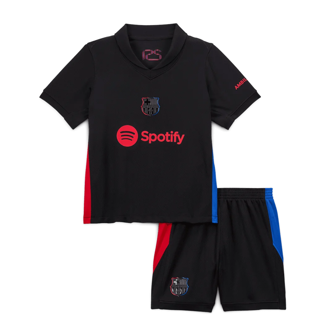 Barcelona Away Kids Soccer Jerseys Kit