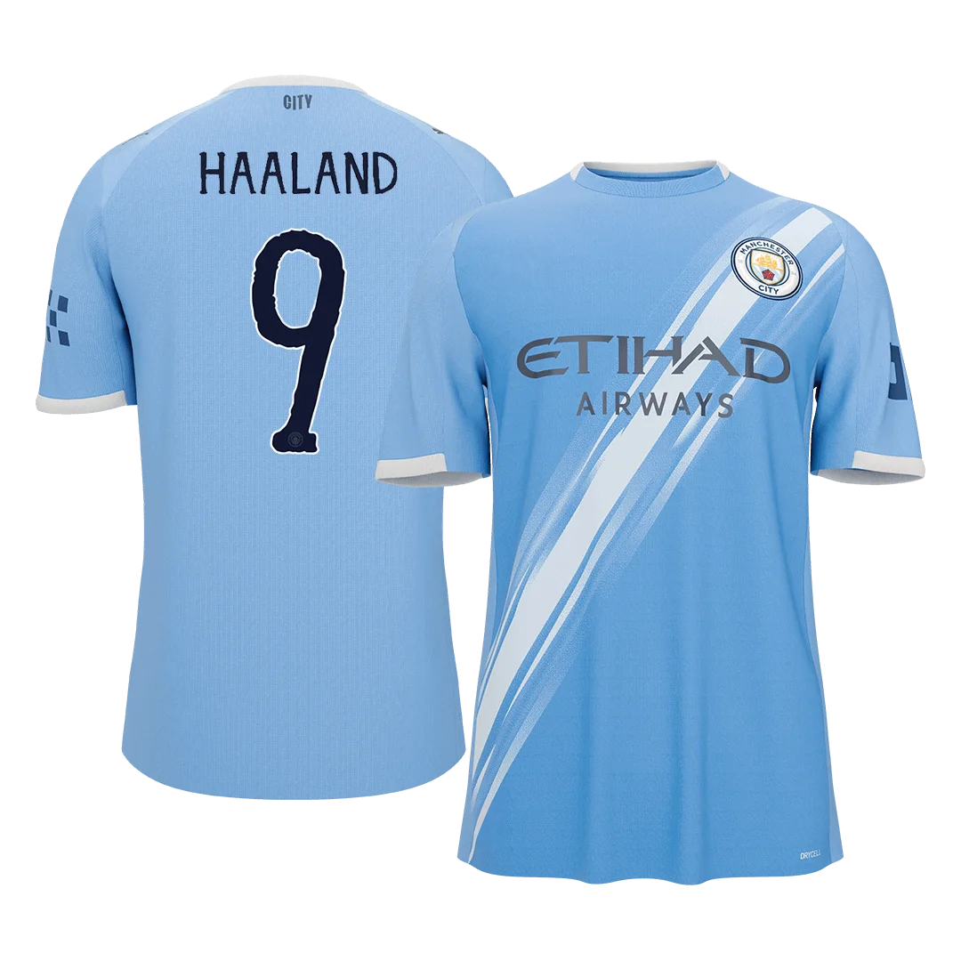 HAALAND #9 Manchester City Home Soccer Jersey 2025/26