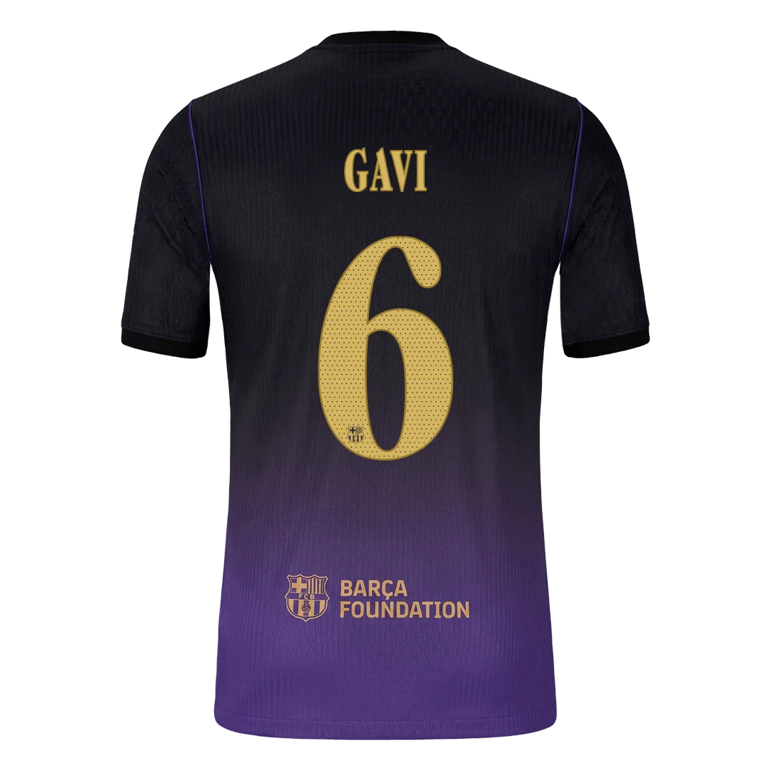 GAVI #6 Barcelona Away Player Version Jersey 2026/27 – UCL