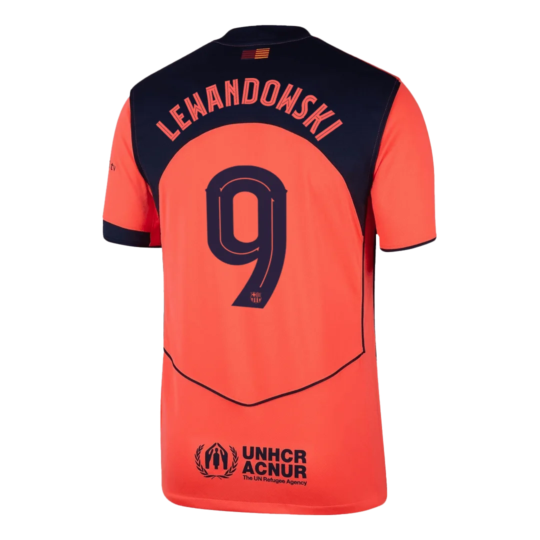 LEWANDOWSKI #9 Barcelona Third Away Soccer Jersey 2025/26 -UCL