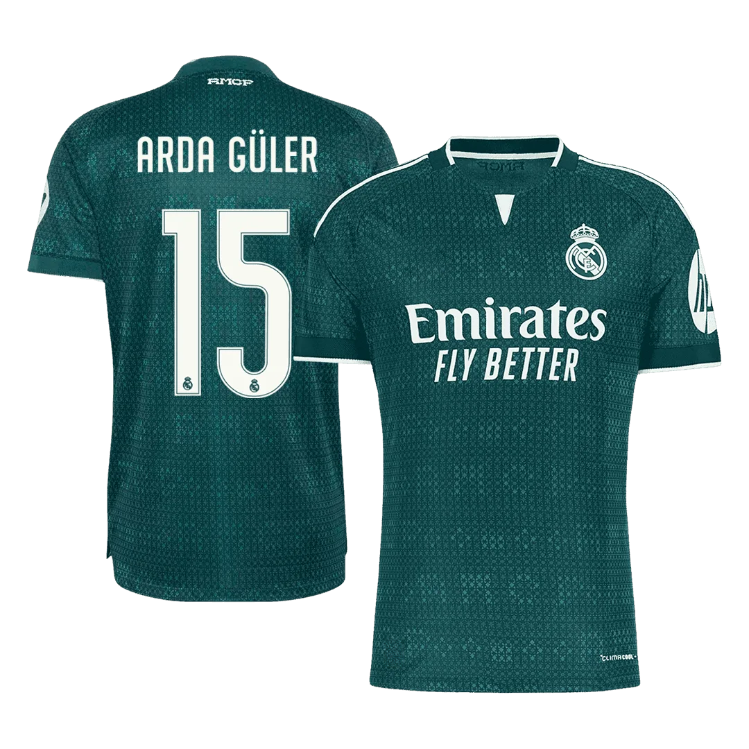 ARDA GÜLER #15 Real Madrid Away Player Version Jersey 2026/27