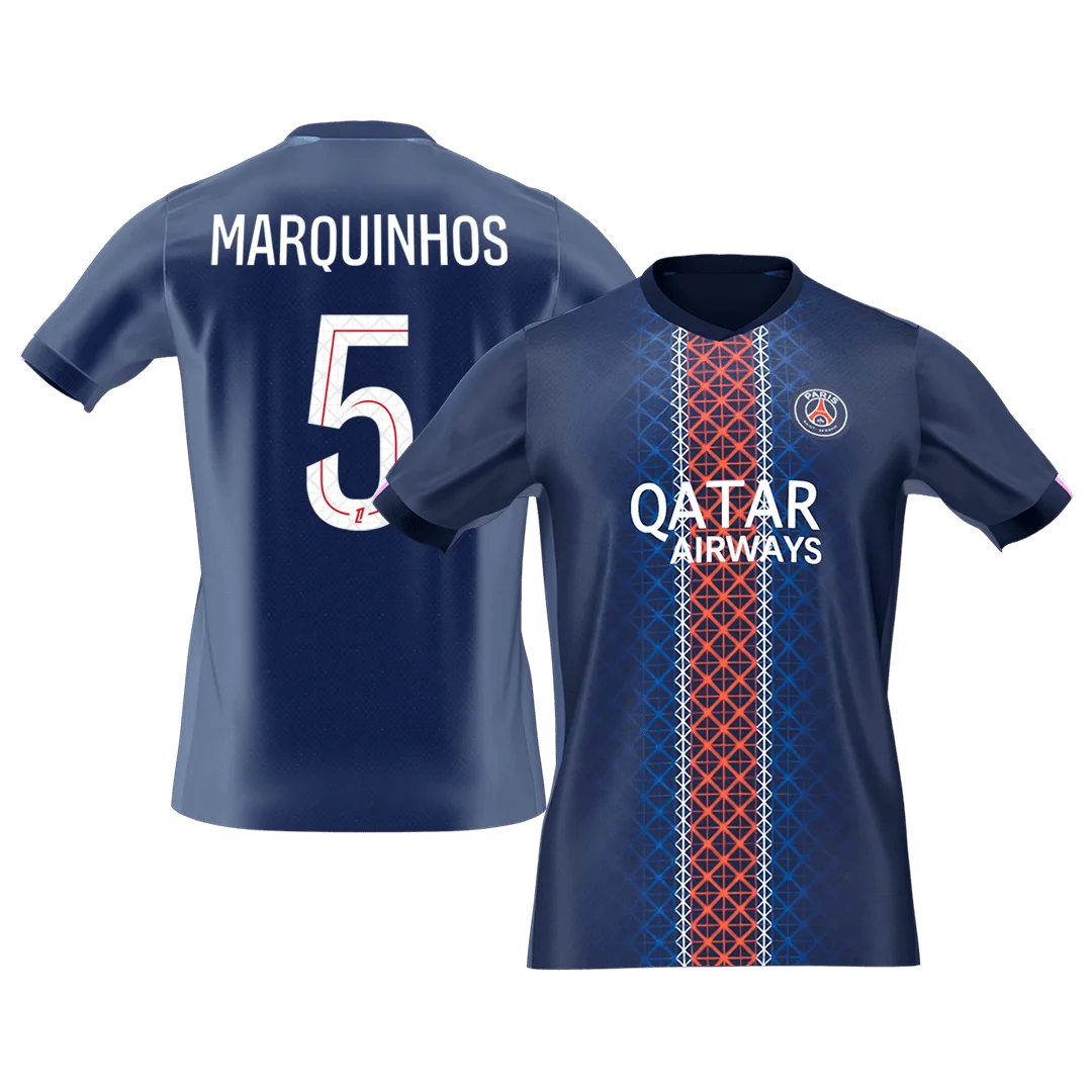 MARQUINHOS #5 PSG Home Soccer Jersey 2025/26