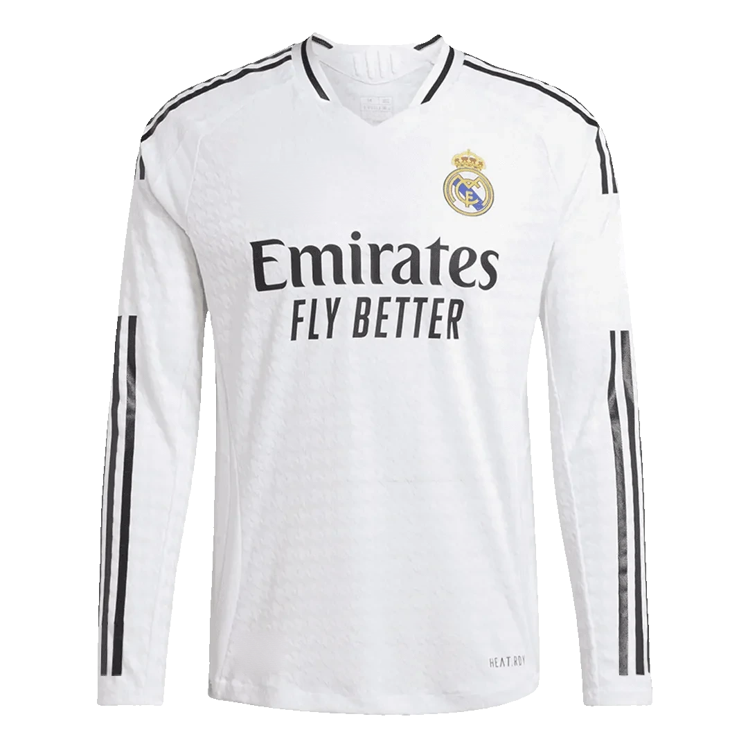 Real Madrid Home Long Sleeve Jersey