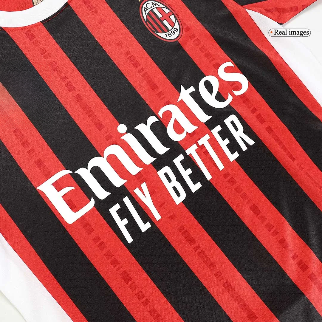 AC Milan Home Authentic Soccer Jersey
