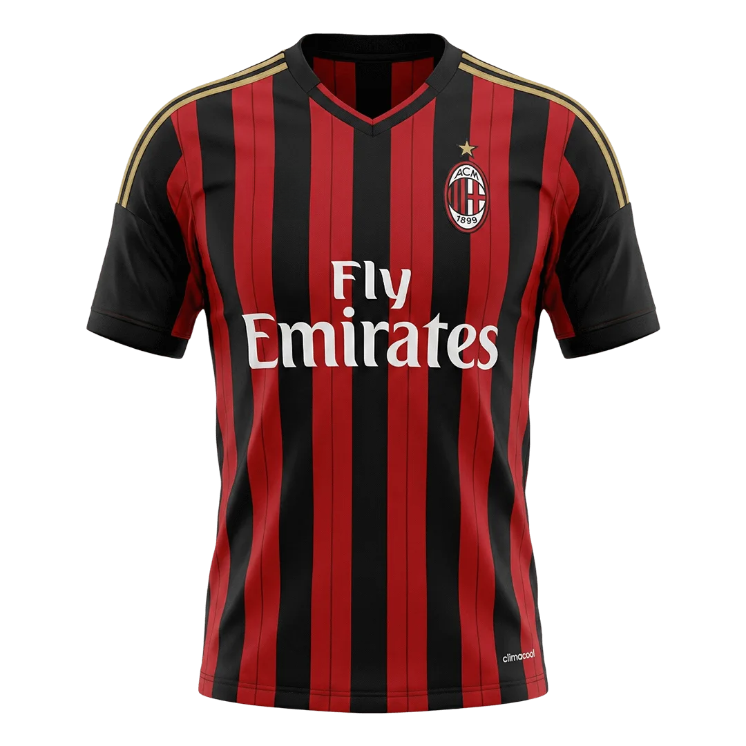 Retro Soccer Jersey AC Milan Home 2013/14