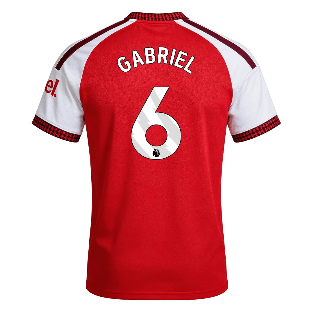 GABRIEL #6 Arsenal Home Soccer Jersey 2026/27