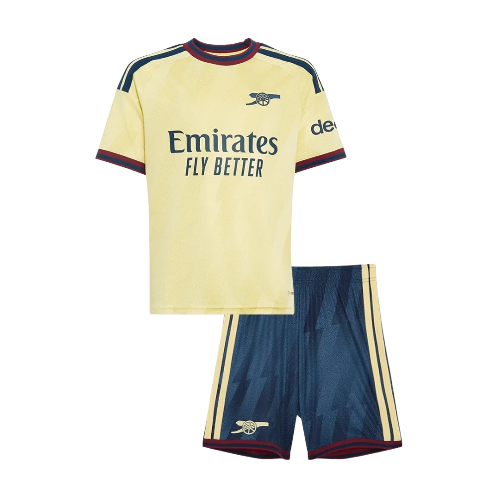 Conjunto infantil do Arsenal 2026/27 – terceiro uniforme