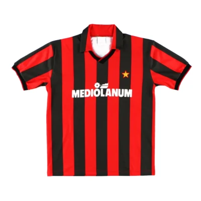 Retro Fotbalový dres AC Milan Domácí 1991/92