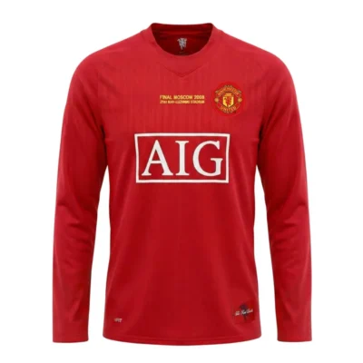 Retro Jersey Manchester United Home 2007/08 UCL
