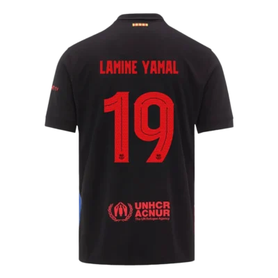 LAMINE YAMAL #19 Barcelona Camisa II -UCL