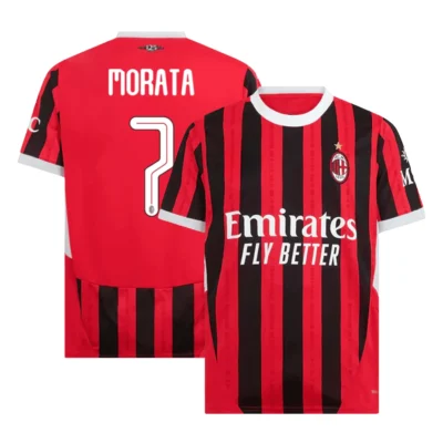 MORATA #7 AC Milan Maillot de football domicile