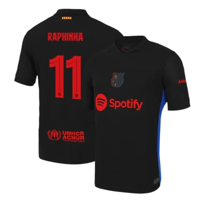 RAPHINHA #11 Barcelona Camisa II Jogador - UCL