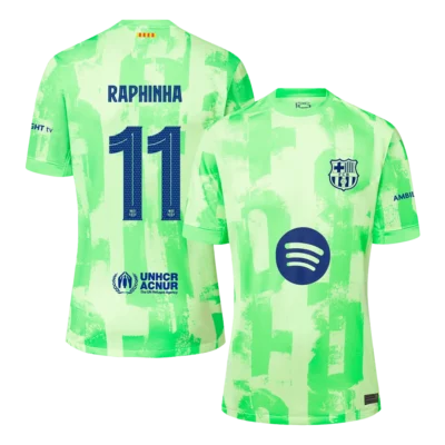 RAPHINHA #11 Barcelona Camisa III - UCL (logotipo do Spotify sem texto)